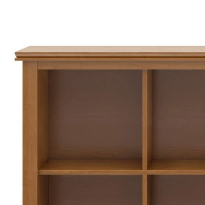 48" Stratford 12 Cube Storage Honey Brown - WyndenHall 4 48" Stratford 12 Cube Storage Honey Brown - WyndenHall - Image 2