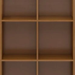 48" Stratford 12 Cube Storage Honey Brown - WyndenHall 10 48" Stratford 12 Cube Storage Honey Brown - WyndenHall -Console Tables Sales unnamed file 2381