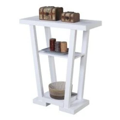 Newport V Console White - Breighton Home 5 Newport V Console White - Breighton Home -Console Tables Sales unnamed file 2396