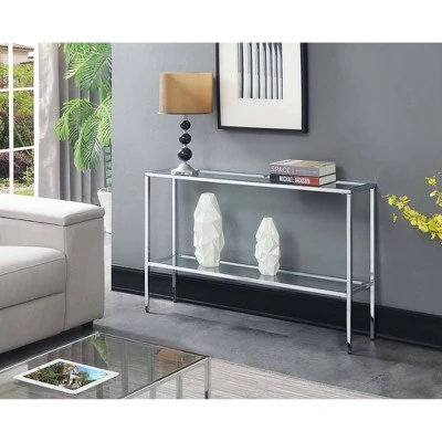 Nadia Chrome Console Table Chrome - Breighton Home 3 Nadia Chrome Console Table Chrome - Breighton Home