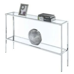 Nadia Chrome Console Table Chrome - Breighton Home 6 Nadia Chrome Console Table Chrome - Breighton Home -Console Tables Sales unnamed file 2402