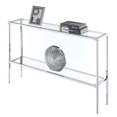 Nadia Chrome Console Table Chrome - Breighton Home 4 Nadia Chrome Console Table Chrome - Breighton Home - Image 2
