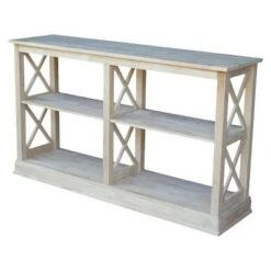 Hampton Sofa Server Table with Shelves - International Concepts Light Gray 16 Hampton Sofa Server Table with Shelves - International Concepts Light Gray -Console Tables Sales unnamed file 2409