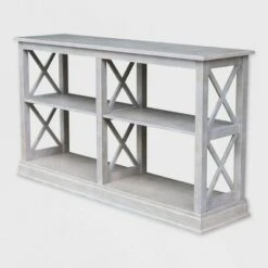 Hampton Sofa Server Table with Shelves - International Concepts Light Gray 19 Hampton Sofa Server Table with Shelves - International Concepts Light Gray -Console Tables Sales unnamed file 2412