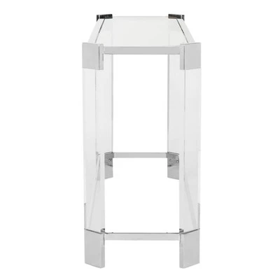 Gianna Glass Console Table Clear - Safavieh 5 Gianna Glass Console Table Clear - Safavieh - Image 3