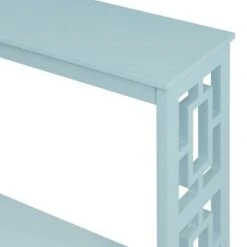 Town Square Console Table with Shelf Sea Foam - Breighton Home -Console Tables Sales unnamed file 2433