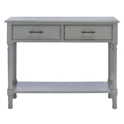 Ryder 2 Drawers Console Table - Safavieh Distressed Gray 15 Ryder 2 Drawers Console Table - Safavieh Distressed Gray - Image 13