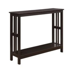 Breighton Home Mission Console Table - Johar Furniture Espresso