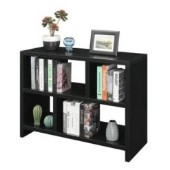 Northfield Console 3 Tier Bookcase Black - Breighton Home -Console Tables Sales unnamed file 2472