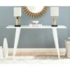Manny Retro Mid Century Lacquer Console - White - Safavieh -Console Tables Sales unnamed file 2479