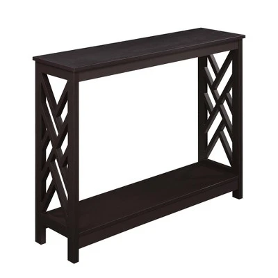 Titan Console Table with Shelf - Breighton Home Espresso 9 Titan Console Table with Shelf - Breighton Home Espresso - Image 7