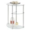 Classic Glass 3 Tier Display Entryway Table Clear Glass - Breighton Home 2 Classic Glass 3 Tier Display Entryway Table Clear Glass - Breighton Home -Console Tables Sales unnamed file 2493