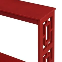 Town Square Console Table with Shelf Cranberry Red - Breighton Home 11 Town Square Console Table with Shelf Cranberry Red - Breighton Home -Console Tables Sales unnamed file 2504