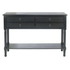 Haines 4 Drawers Console Table - Safavieh Greige -Console Tables Sales unnamed file 2534