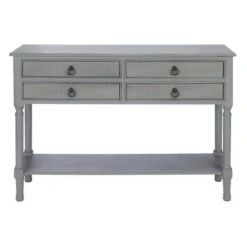 Haines 4 Drawers Console Table - Safavieh Greige -Console Tables Sales unnamed file 2535