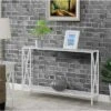 Tucson Console Table with Shelf White Faux Marble/White - Breighton Home 1 Tucson Console Table with Shelf White Faux Marble/White - Breighton Home -Console Tables Sales unnamed file 2584