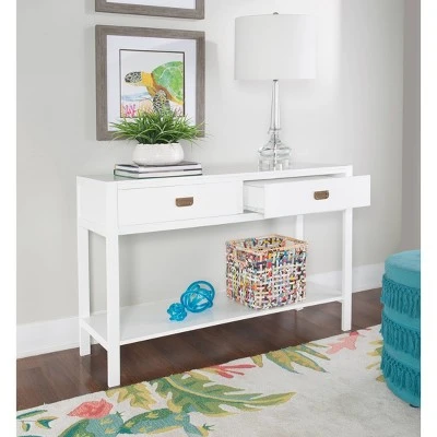 Peggy Console Table White - Linon 10 Peggy Console Table White - Linon - Image 8