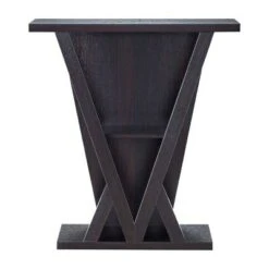 Nebra 3 Shelf Console Table Espresso - HOMES: Inside + Out 9 Nebra 3 Shelf Console Table Espresso - HOMES: Inside + Out -Console Tables Sales unnamed file 2646