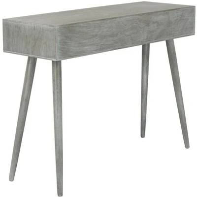 Albus 3 Drawer Console Table- Slate Grey - Safavieh 7 Albus 3 Drawer Console Table- Slate Grey - Safavieh - Image 5