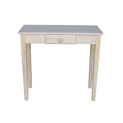 Mission Console Table Unfinished - International Concepts 3 Mission Console Table Unfinished - International Concepts