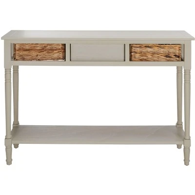 Christa Console Table With Storage - Vintage Grey - Safavieh 6 Christa Console Table With Storage - Vintage Grey - Safavieh - Image 4