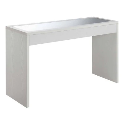 Breighton Home Northfield Mirrored Console Table - Johar Furniture White 5 Breighton Home Northfield Mirrored Console Table - Johar Furniture White - Image 3