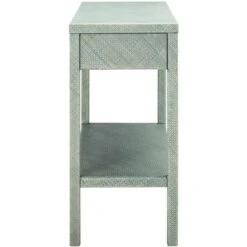 Asa 2 Drawer 1 Shelf Console Table - Turquoise/Antique Gold - Safavieh -Console Tables Sales unnamed file 2730