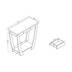 Rory Contemporary Sofa Table Light Oak - HOMES: Inside + Out 7 Rory Contemporary Sofa Table Light Oak - HOMES: Inside + Out -Console Tables Sales unnamed file 2761