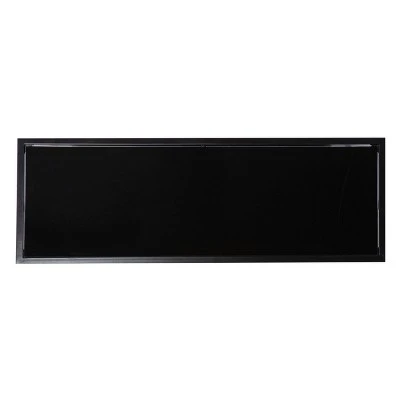 Finsfil Long Glass-Top Console Table Black - Aiden Lane 6 Finsfil Long Glass-Top Console Table Black - Aiden Lane - Image 4