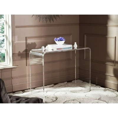 Jenny Console Table Clear - Safavieh 3 Jenny Console Table Clear - Safavieh
