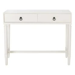 Aliyah 2 Drawers Console Table - Safavieh White -Console Tables Sales unnamed file 2810
