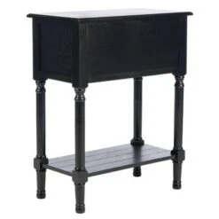 Primrose 3 Drawers Console Table Black - Safavieh -Console Tables Sales unnamed file 2817