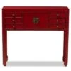 Melodie 6 Drawer Console Table Red - Baxton Studio 2 Melodie 6 Drawer Console Table Red - Baxton Studio -Console Tables Sales unnamed file 2857