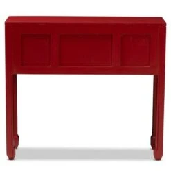 Melodie 6 Drawer Console Table Red - Baxton Studio 13 Melodie 6 Drawer Console Table Red - Baxton Studio -Console Tables Sales unnamed file 2859