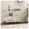 Benton Glam Mirrored Console Table - Chrome - Aiden Lane 1 Benton Glam Mirrored Console Table - Chrome - Aiden Lane -Console Tables Sales unnamed file 2866