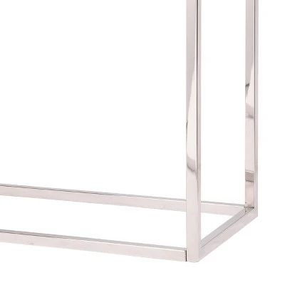 Pendroy Boho Glam Handcrafted Wood Console Table Natural/Silver - Christopher Knight Home 5 Pendroy Boho Glam Handcrafted Wood Console Table Natural/Silver - Christopher Knight Home - Image 3