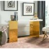 Mycha Marble Console Table White/Gold - Safavieh -Console Tables Sales unnamed file 2945
