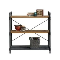 Iron City Anywhere Console Checked Oak - Sauder -Console Tables Sales unnamed file 2989