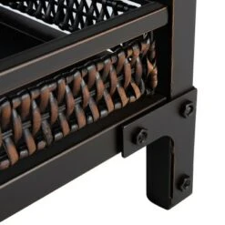 Dinesh Console With Storage Shelf - Black/Dark Walnut - Safavieh 13 Dinesh Console With Storage Shelf - Black/Dark Walnut - Safavieh -Console Tables Sales unnamed file 3003