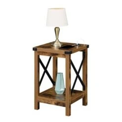 Durango Console Table with Shelf - Breighton Home Oak/black 9 Durango Console Table with Shelf - Breighton Home Oak/black -Console Tables Sales unnamed file 3018