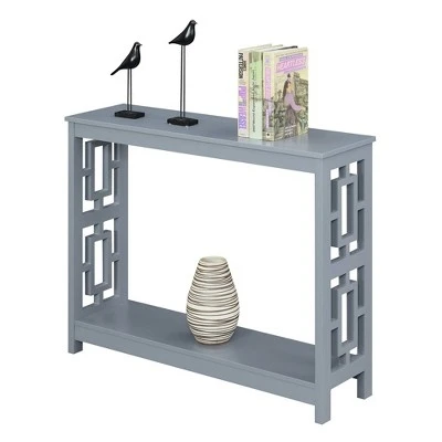 Town Square Console Table with Shelf Gray - Breighton Home 5 Town Square Console Table with Shelf Gray - Breighton Home - Image 3