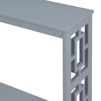 Town Square Console Table with Shelf Gray - Breighton Home 7 Town Square Console Table with Shelf Gray - Breighton Home - Image 5