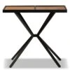 Carlo Modern Wood and Metal Console Table - Baxton Studio Walnut/black 1 Carlo Modern Wood and Metal Console Table - Baxton Studio Walnut/black -Console Tables Sales unnamed file 3052