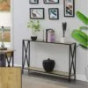 Tucson Console Table with Shelf English Oak/Black - Breighton Home 2 Tucson Console Table with Shelf English Oak/Black - Breighton Home -Console Tables Sales unnamed file 3059