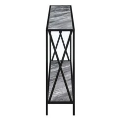 Tucson Console Table with Shelf Gray Faux Marble/Black - Breighton Home 7 Tucson Console Table with Shelf Gray Faux Marble/Black - Breighton Home -Console Tables Sales unnamed file 3063