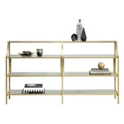 International Luxury Console Table Satin Gold/Clear Glass Finish - Sauder 11 International Luxury Console Table Satin Gold/Clear Glass Finish - Sauder -Console Tables Sales unnamed file 3072