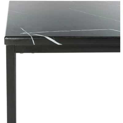 Baize Console Table - Black - Safavieh 3 Baize Console Table - Black - Safavieh