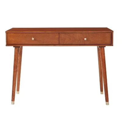Cupertino Console Table Light Walnut - OSP Home Furnishings 7 Cupertino Console Table Light Walnut - OSP Home Furnishings - Image 5