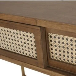 Tuttle Rustic Glam Console Table with Wicker Accents Walnut/Natural/Antique Gold - Christopher Knight Home 18 Tuttle Rustic Glam Console Table with Wicker Accents Walnut/Natural/Antique Gold - Christopher Knight Home -Console Tables Sales unnamed file 3103