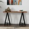 Hawkins Metal/Wood Console Sofa Table Walnut - WyndenHall 2 Hawkins Metal/Wood Console Sofa Table Walnut - WyndenHall -Console Tables Sales unnamed file 3122
